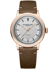 Load image into Gallery viewer, Raymond Weil Millesime Men&#39;s Automatic Silver Sector Dial Watch, 39.5 mm | 2925PC565001

