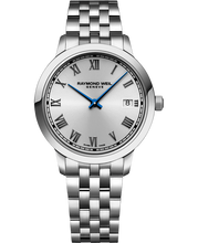 Charger l&#39;image dans la galerie, Raymond Weil Toccata Ladies Silver Dial Stainless Steel Quartz Watch, 34 mm | 5385-ST-00659
