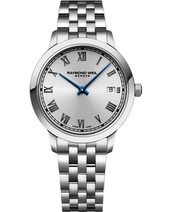 Raymond Weil Toccata Ladies Silver Dial Stainless Steel Quartz Watch, 34 mm | 5385-ST-00659