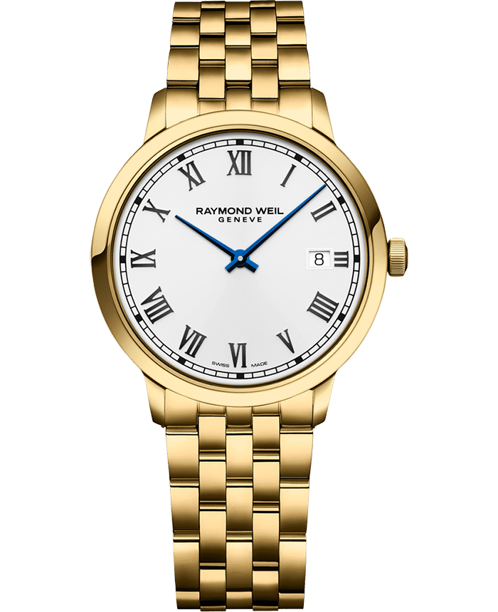 Golden classic discount quartz watch