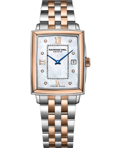 Raymond Weil Toccata Ladies Two-tone Rose Gold Quartz Watch | 5925-SP5-00995