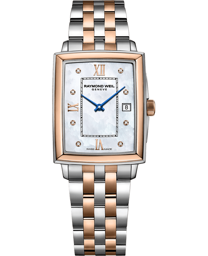 Raymond Weil Toccata Ladies Two tone Rose Gold Quartz Watch 5925 SP5 Assaleh Joailleries Jewellers