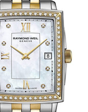 Charger l&#39;image dans la galerie, Raymond Weil Toccata Mother-of-pearl dial, 68 diamonds, two-tone, Quartz | 5925-SPS-00995
