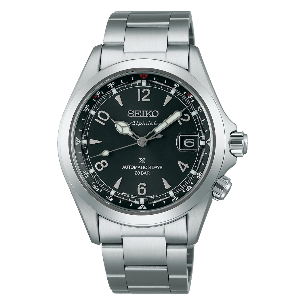 Seiko Prospex Land Alpinist - Black - 39.5mm | SPB505J1