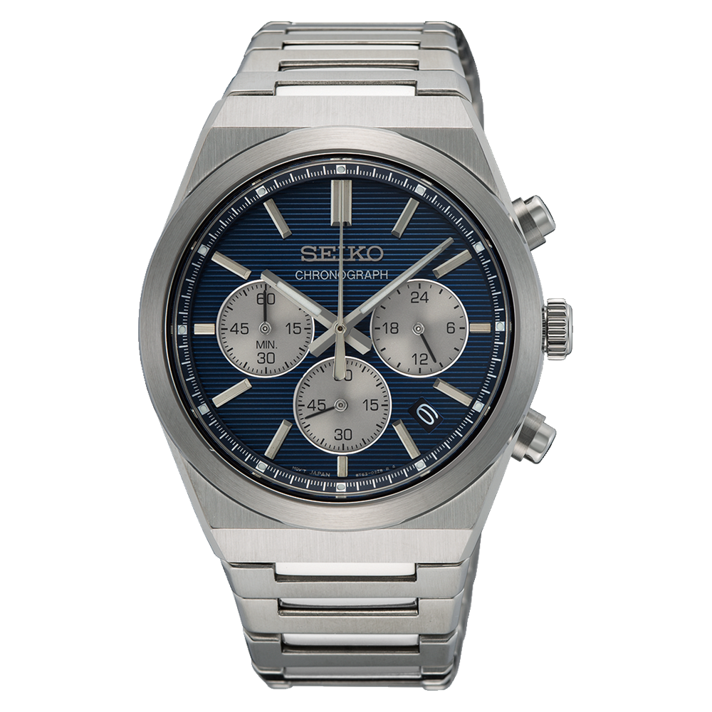 Seiko chronograph white dial sales