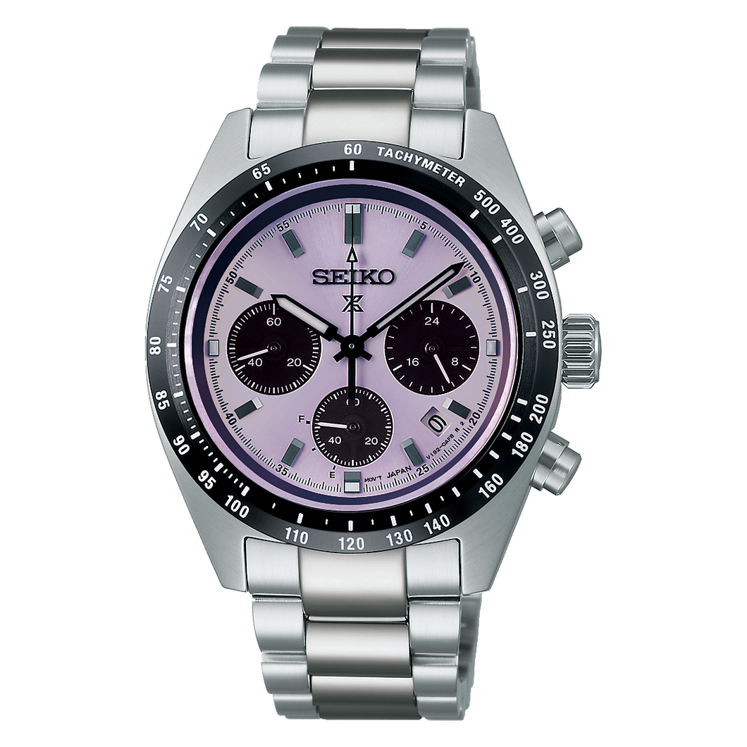 Seiko Prospex Speedtimer Solar Chronograph Edo purple 39mm