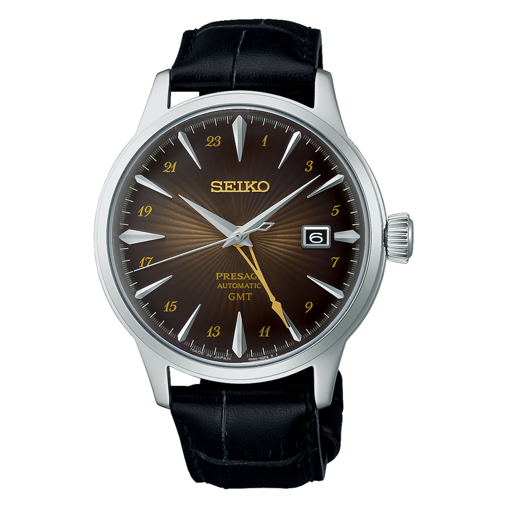 Seiko Presage Brown GMT - 40mm | SSK039J1