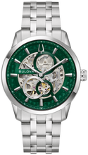 Load image into Gallery viewer, Bulova Sutton Automatic - Green - 40mm | 96A329
