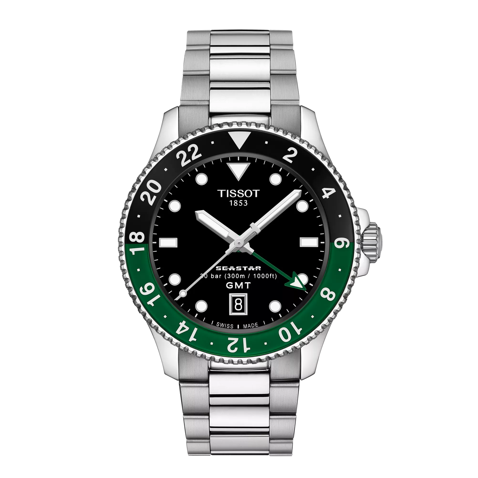 美品 フルセット TISSOT SEASTAR 1000 QUARTZ GMT Tissot Seastar 1000 Quartz GMT - 40mm | T1208521105100