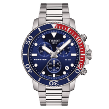 Load image into Gallery viewer, Tissot Seastar 1000 Quartz Chronograph Blue-Red | T1204171104103
