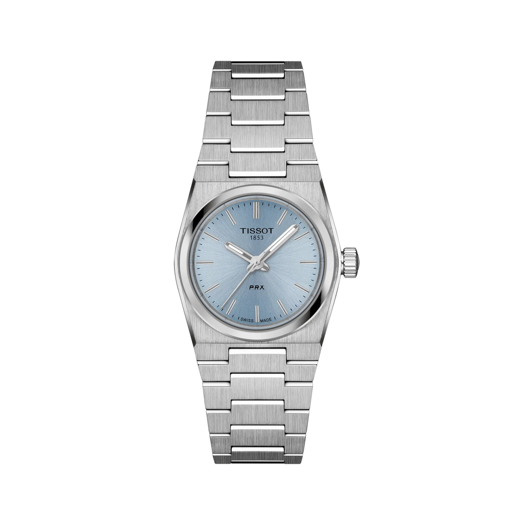 Tissot PRX Quartz Ice blue - 25mm |  T1370101135100