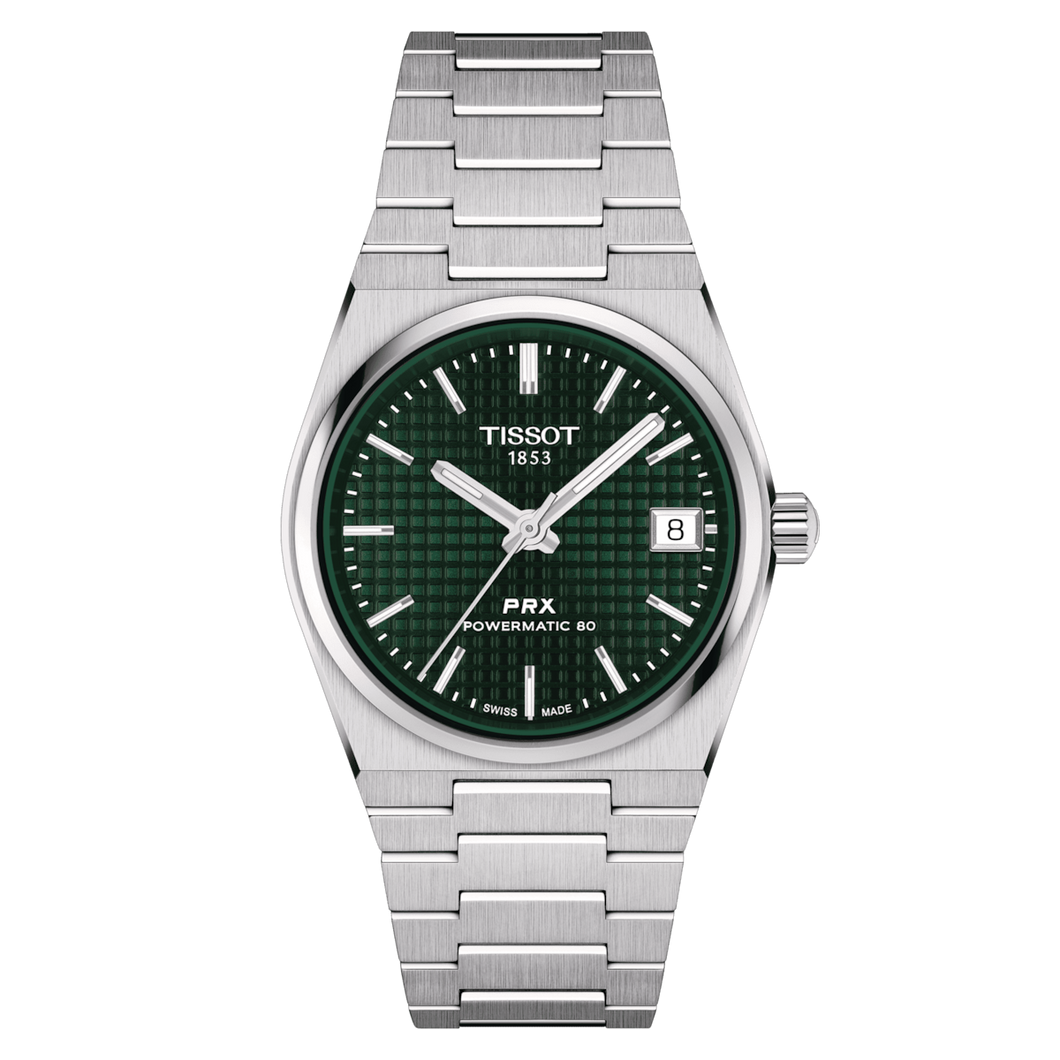 Tissot PRX Powermatic 80 Green - 35mm |  T1372071109100