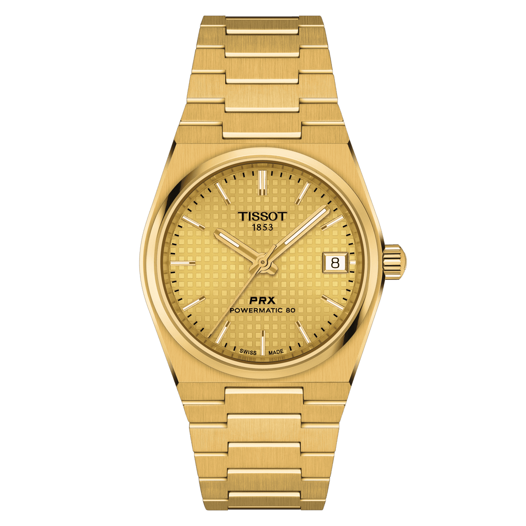 Tissot PRX Powermatic 80 Gold PVD  - 35mm |  T1372073302100