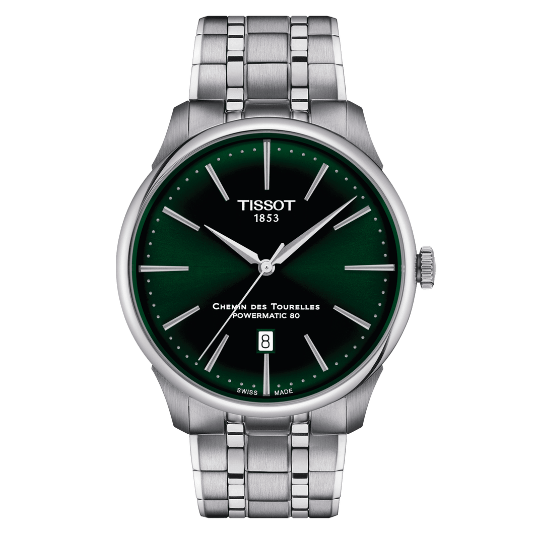 Tissot Chemin des Tourelles Powermatic 80 Green 42mm | T1394071109100