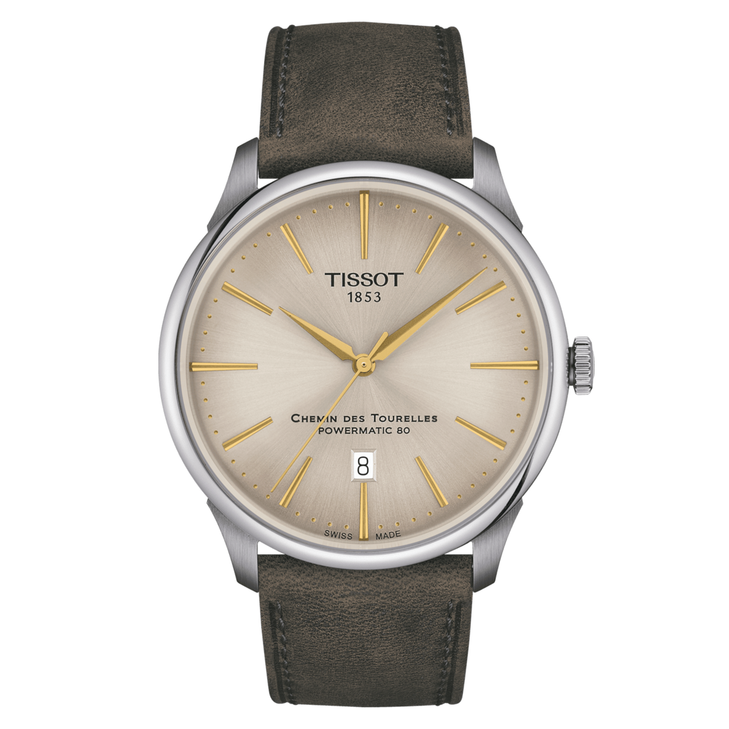 Tissot Chemin des Tourelles Powermatic 80 Ivory Tone 42mm