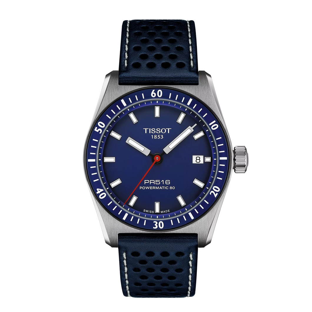 Tissot PR516 Powermatic 80 - Blue - 38mm  | T1494071604100