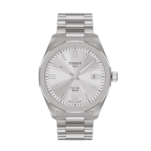 Tissot PRC 100 Solar 39mm - Silver | T1514221103100