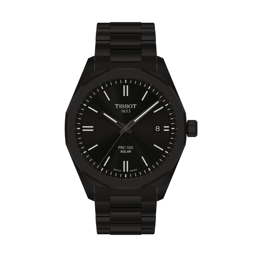 Tissot PRC 100 Solar 39mm - Black |  T1514223305100