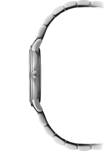 Raymond Weil Toccata Ladies Silver Dial Stainless Steel Quartz Watch, 34 mm | 5385-ST-00659