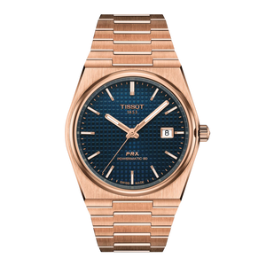 Tissot PRX Powermatic 80 Rose Gold PVD - Blue - 40mm | T1374073304100