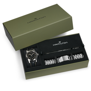 Hamilton KHAKI FIELD MURPH AUTO - Bracelet Bundle - Black - 42mm | H70605732