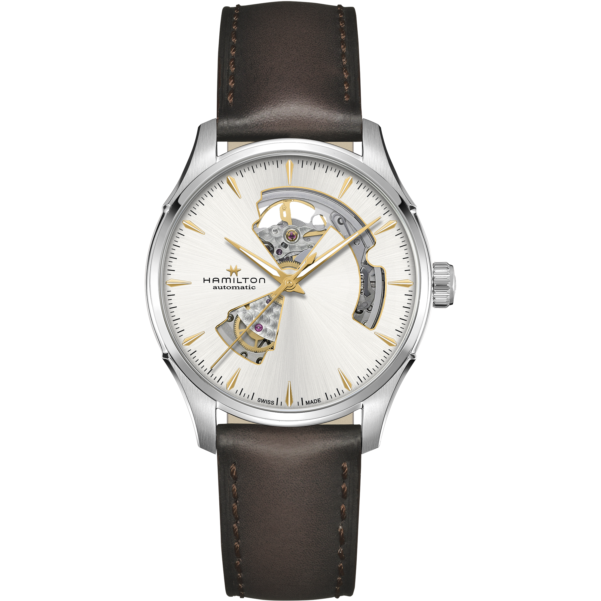 Hamilton Jazzmaster Open Heart Auto Automatic - 40mm - White