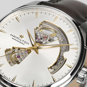 Hamilton Jazzmaster Open Heart Auto Automatic - 40mm  - White | H32675551