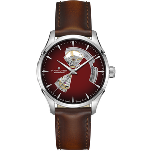 Hamilton JAZZMASTER OPEN HEART AUTO - 40mm - Burgundy | H32675570