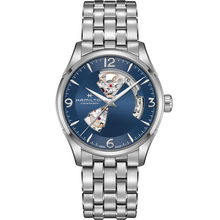 Charger l'image dans la galerie, Hamilton JAZZMASTER OPEN HEART AUTO - 42mm - Blue | H32705141
