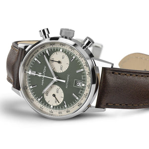 Hamilton AMERICAN CLASSIC INTRA-MATIC AUTO CHRONO - 40mm - Green | H38416560