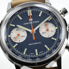 Load image into Gallery viewer, Hamilton AMERICAN CLASSIC INTRA-MATIC CHRONOGRAPH H - 40mm - Blue | H38429541
