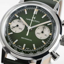 Charger l'image dans la galerie, Hamilton AMERICAN CLASSIC INTRA-MATIC CHRONOGRAPH H - 40mm - Green | H38429861

