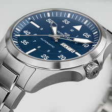 Charger l&#39;image dans la galerie, Hamilton KHAKI AVIATION PILOT DAY DATE AUTO - 42mm - Blue | H64635140
