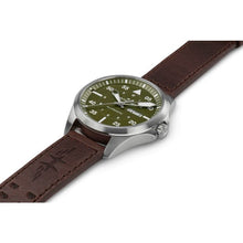 Charger l&#39;image dans la galerie, Hamilton KHAKI AVIATION PILOT DAY DATE AUTO - 42mm -Green | H64635560
