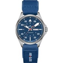 Charger l&#39;image dans la galerie, Hamilton KHAKI AVIATION PILOT DAY DATE AUTO - AIR-GLACIERS EDITION Automatic -  42mm - Blue | H64655941
