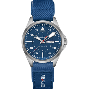 Hamilton KHAKI AVIATION PILOT DAY DATE AUTO - AIR-GLACIERS EDITION Automatic -  42mm - Blue | H64655941