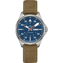 Charger l&#39;image dans la galerie, Hamilton KHAKI AVIATION PILOT DAY DATE AUTO - AIR-GLACIERS EDITION Automatic -  42mm - Blue | H64655941
