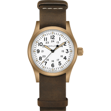 Load image into Gallery viewer, Hamilton KHAKI FIELD MECHANICAL BRONZE - 38mm - White | H69459510
