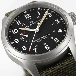 Hamilton KHAKI FIELD Mechanical Power Reserve - Black - 40mm | H69509930
