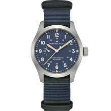 Charger l'image dans la galerie, Hamilton KHAKI FIELD Mechanical Power Reserve - Blue - 40mm | H69509940
