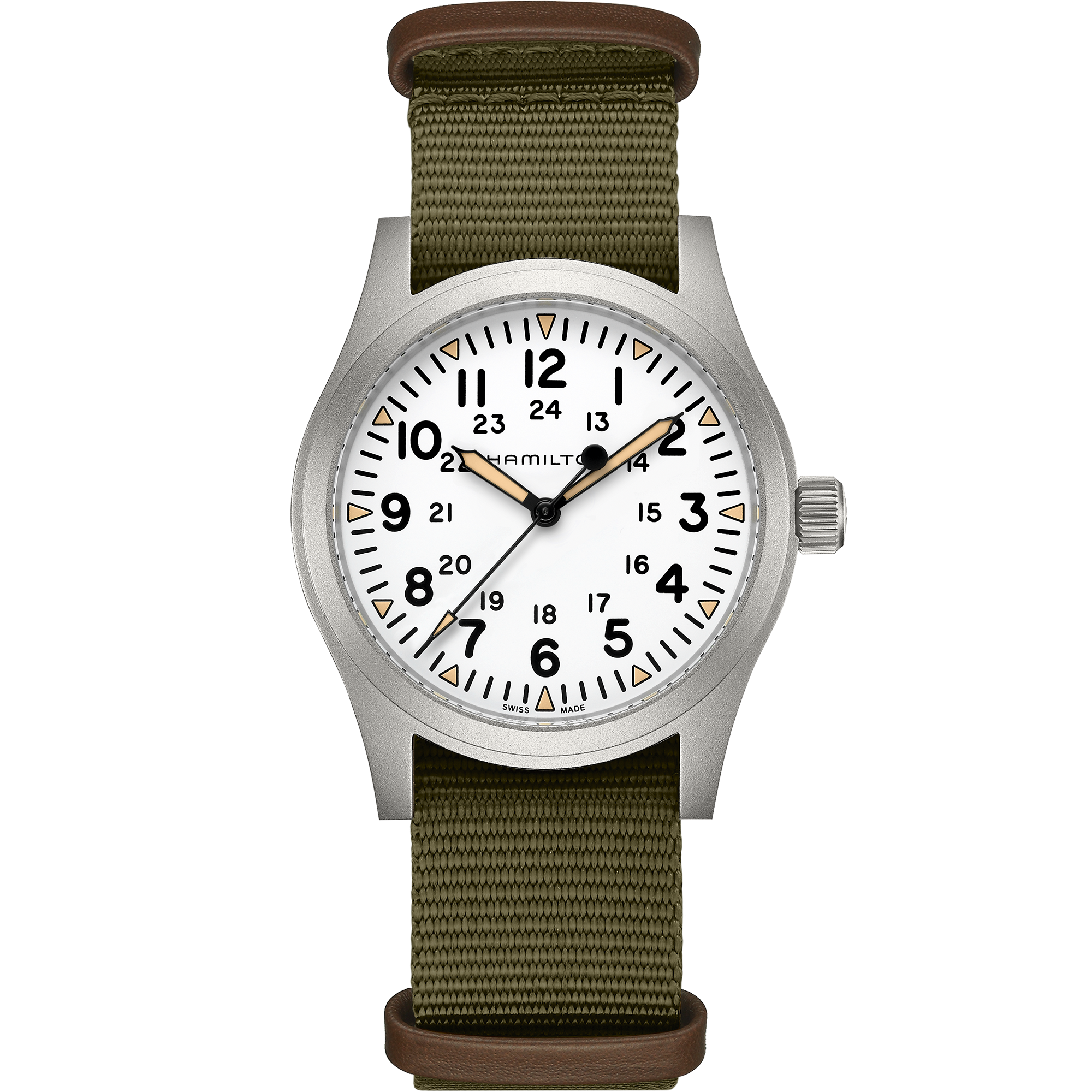 Hamilton KHAKI FIELD MECHANICAL 42mm - White | H69529913 Hamilton KHAKI FIELD MECHANICAL 42mm - White | H69529913