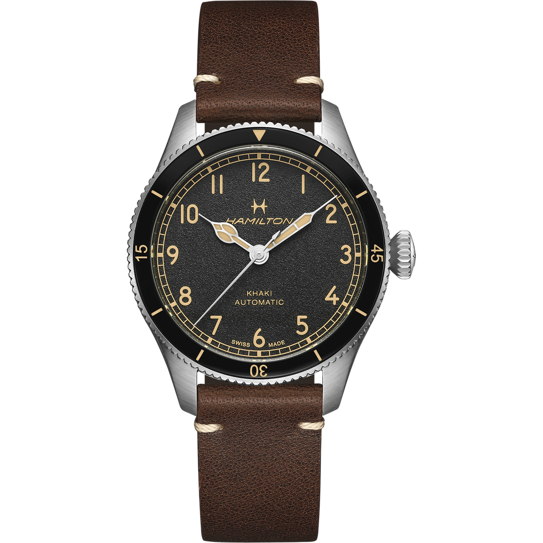 Hamilton Khaki Aviation Pilot Pioneer - Black - 38mm  | H76205530