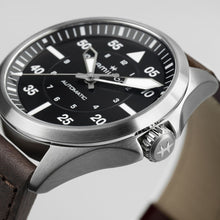 Charger l'image dans la galerie, Hamilton Khaki Aviation Pilot Auto - 39mm - Black | H76305530
