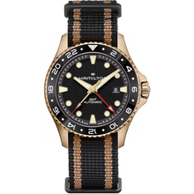 Load image into Gallery viewer, Hamilton KHAKI NAVY SCUBA AUTO GMT Bronze - 43mm | H82565930
