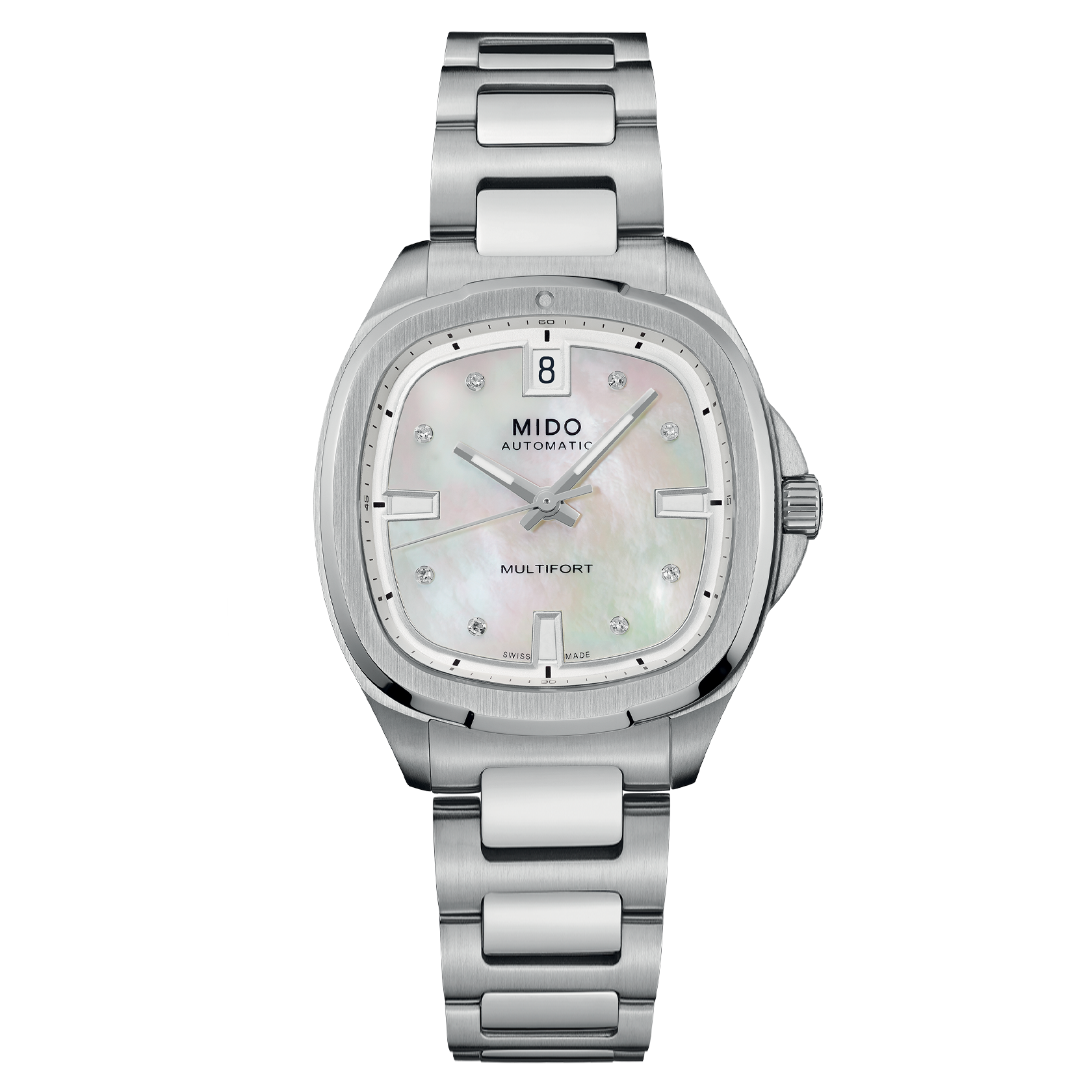 Mido Multifort TV 35 - Mother-of-pearl - 34.2 x 35mm