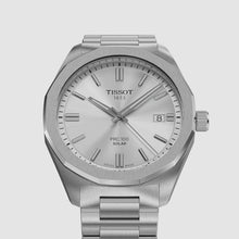 Load and play video in Gallery viewer, Tissot PRC 100 Solar 39mm - Silver | T1514221103100
