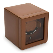 Charger l&#39;image dans la galerie, WOLF - Cub Single Watch Winder with Cover - cognac | 461127
