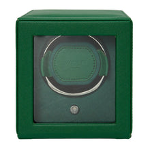 Load image into Gallery viewer, WOLF - Cub Single Watch Winder with Cover - Green | 461143
