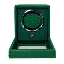 Load image into Gallery viewer, WOLF - Cub Single Watch Winder with Cover - Green | 461143
