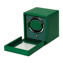 Load image into Gallery viewer, WOLF - Cub Single Watch Winder with Cover - Green | 461143

